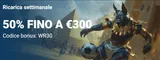 Ricarica settimanale 50 fino a 300 euro (1)